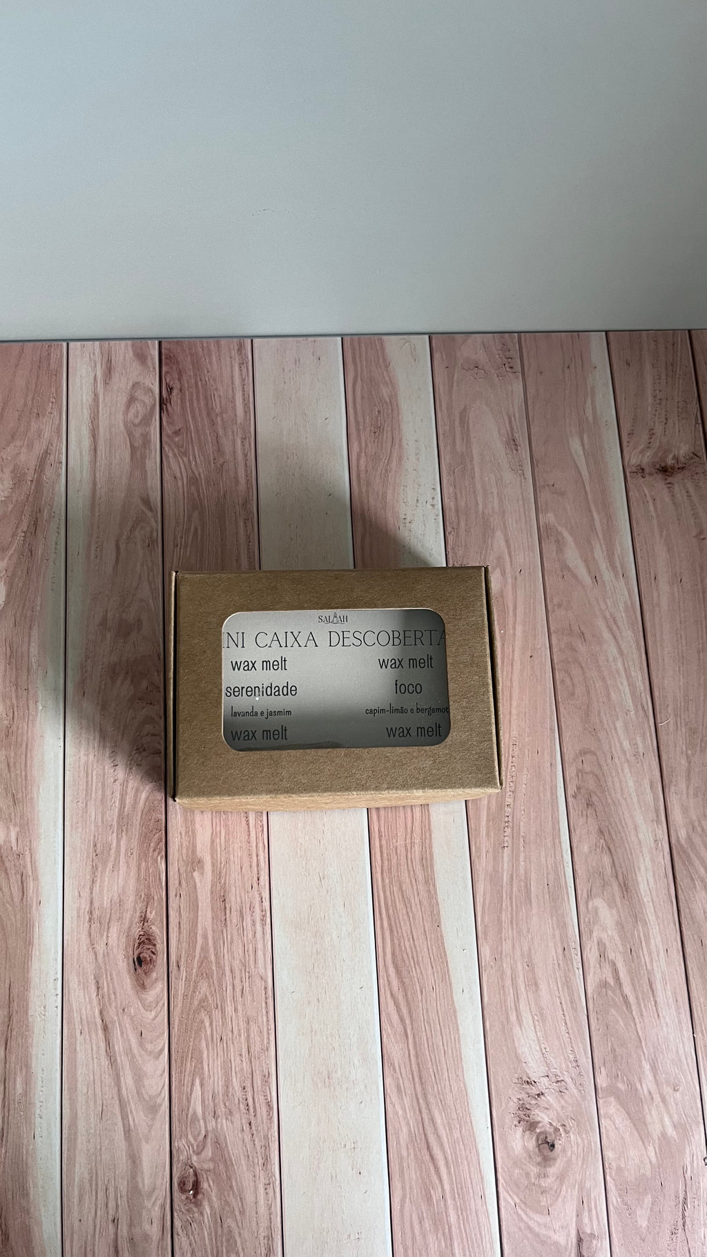 Wax Melts Sentir · Mini caixa de descoberta