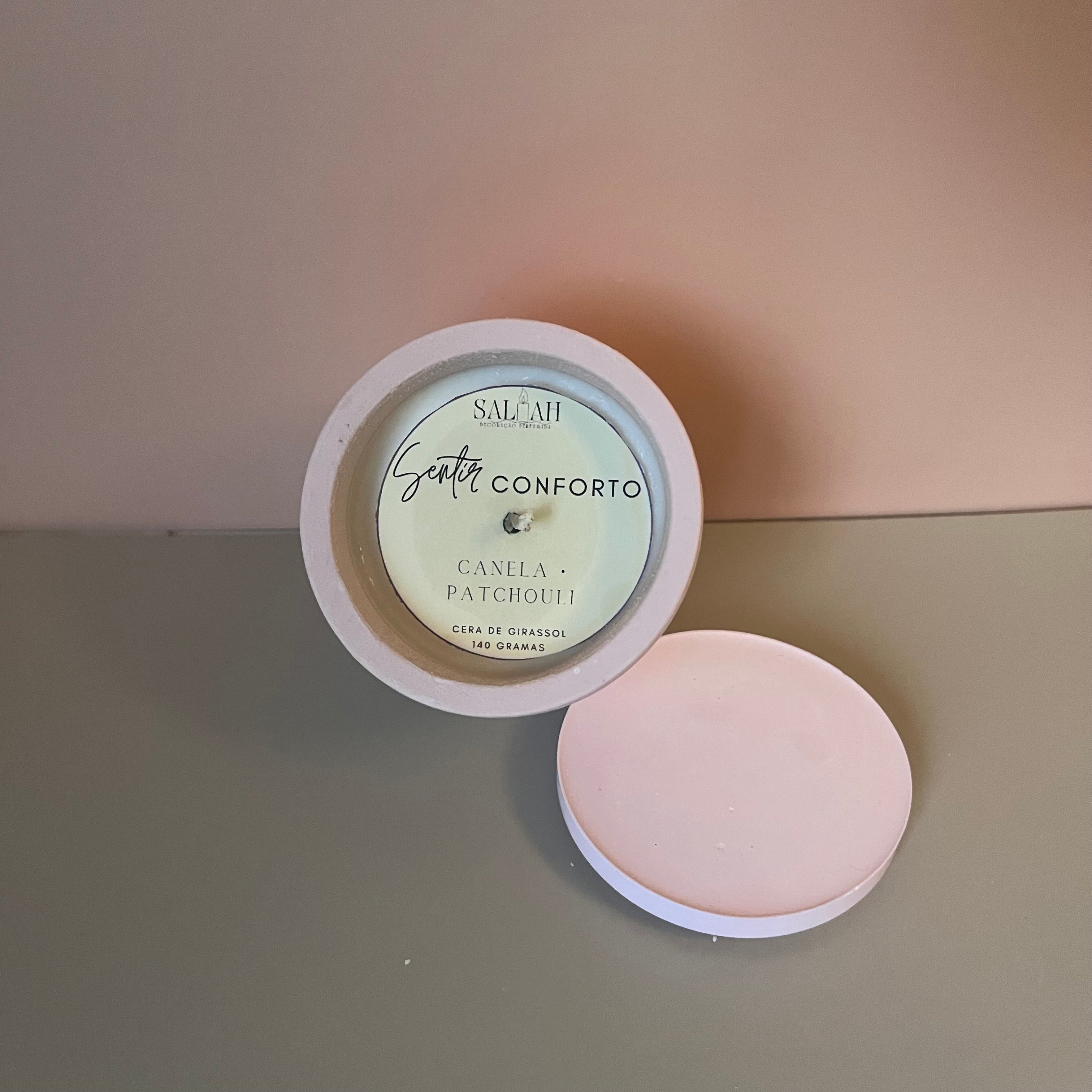 Vela Conforto (Canela + Patchouli)