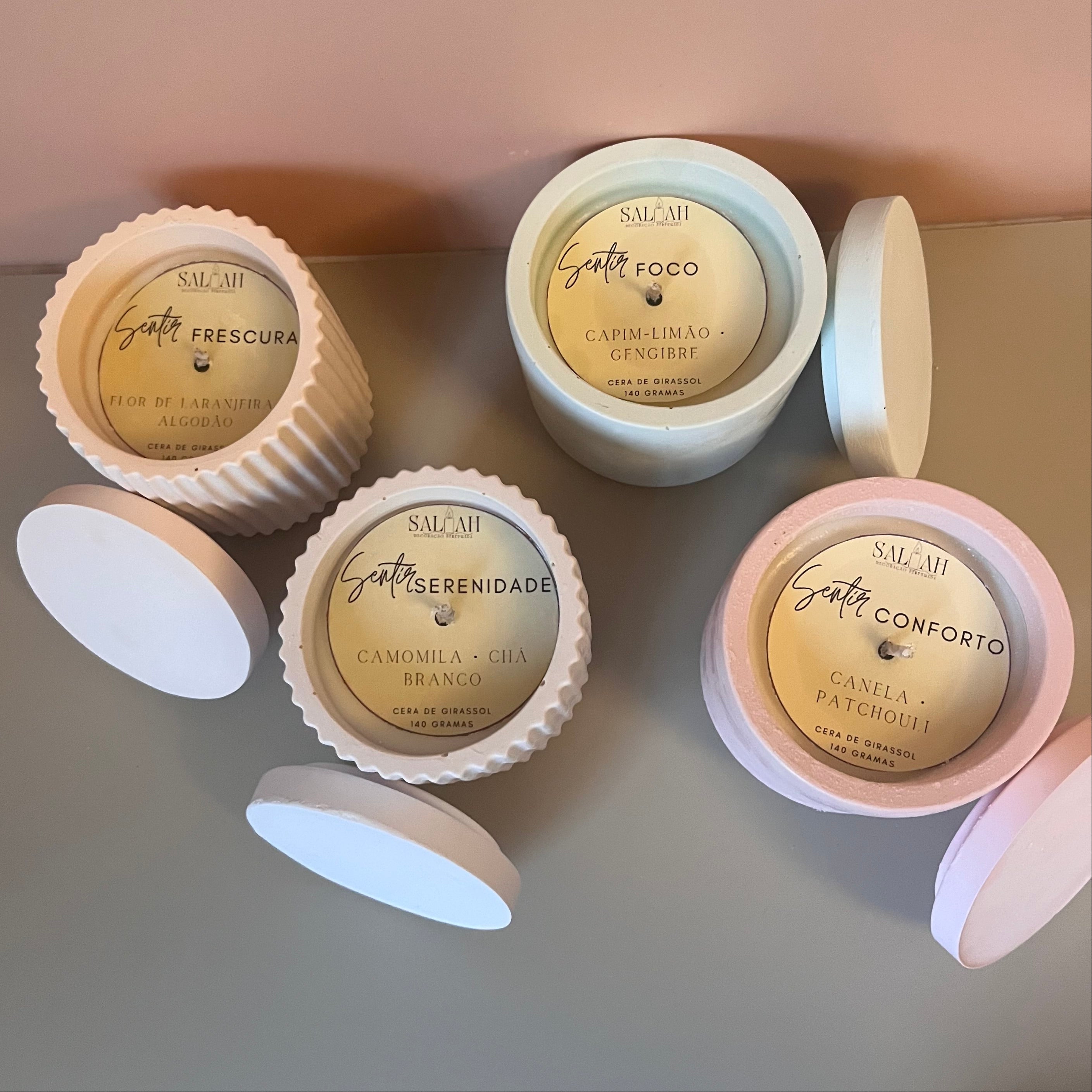 Vela Serenidade (Camomila + Chá Branco)