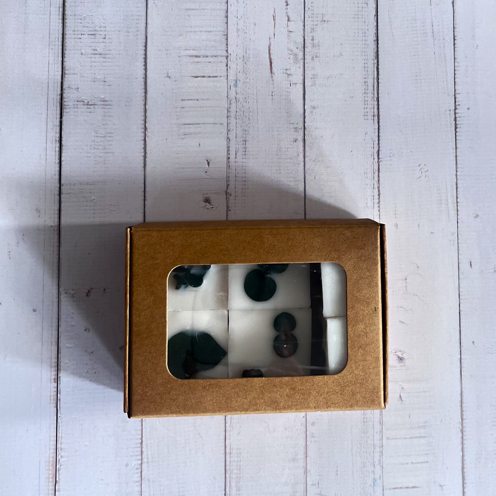Wax Melts Leveza · Eucalipto & Chá Branco